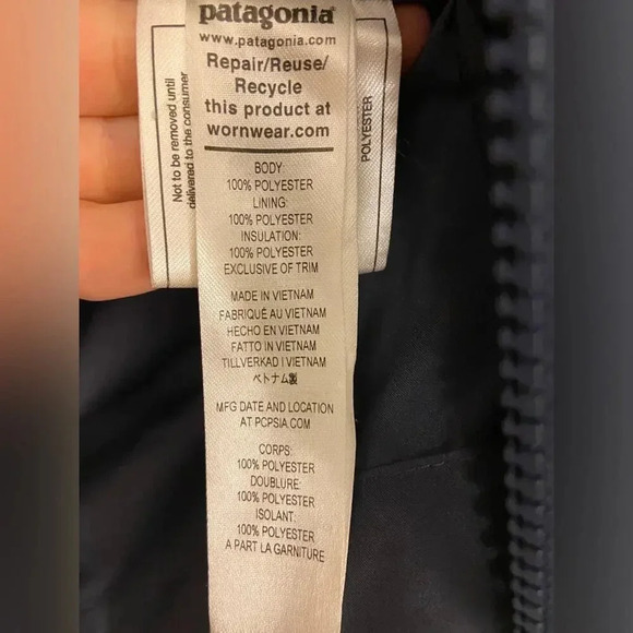 Patagonia Powder Town Insulated Jacket Gray Size XS - Picture 4 of 6